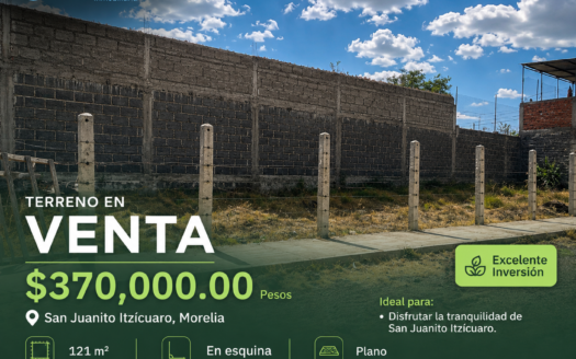 San Juanito Itzícuaro, terreno